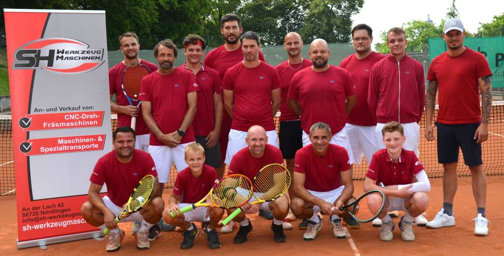 SH Werkzeugmaschinen als Sponsor, Tennisverein Nördlingen